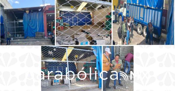 Restituye la FGE inmueble en la Central de Abasto de Huixcolotla