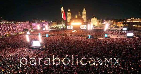 Rompe Shakira r&eacute;cord de asistencia para un concierto en el Z&oacute;calo CDMX