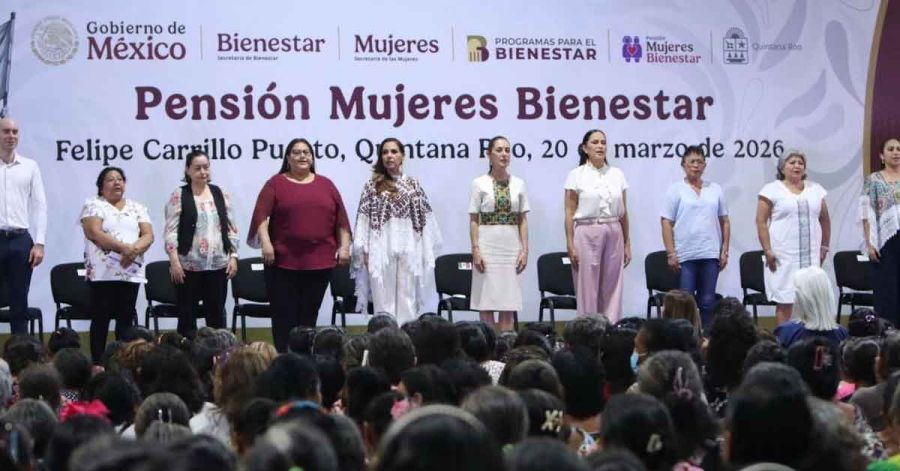 Reciben la Pensi&oacute;n Mujeres Bienestar casi 30 mil mexicanas en Quintana Roo: Ariadna Montiel