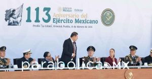 Acompa&ntilde;a Armenta a Sheinbaum en la conmemoraci&oacute;n del D&iacute;a del Ej&eacute;rcito Mexicano
