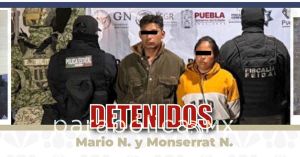 Reporta Fiscal&iacute;a la detenci&oacute;n de dos narcomenudistas en Atlixco