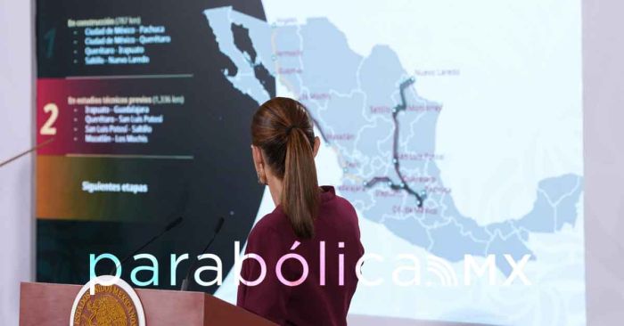 Avanza positivamente la construcci&oacute;n de los Trenes del Norte: Sheinbaum