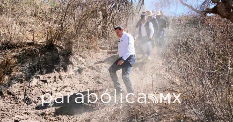 Supervisa Armenta la obra de Modernizaci&oacute;n del Distrito de Riego en Tochtepec