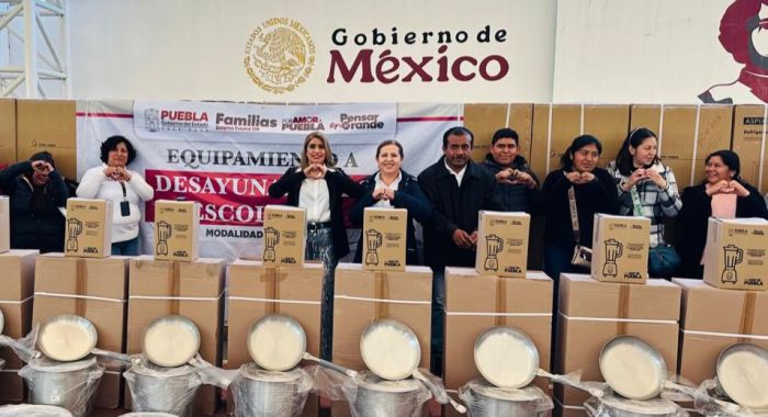 Fortalece DIF estatal desayunadores escolares en pro de la ni&ntilde;ez poblana