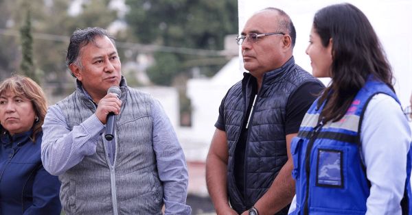 Entrega Lupita Cuautle ampliaci&oacute;n en red de agua potable en San Rafael Comac